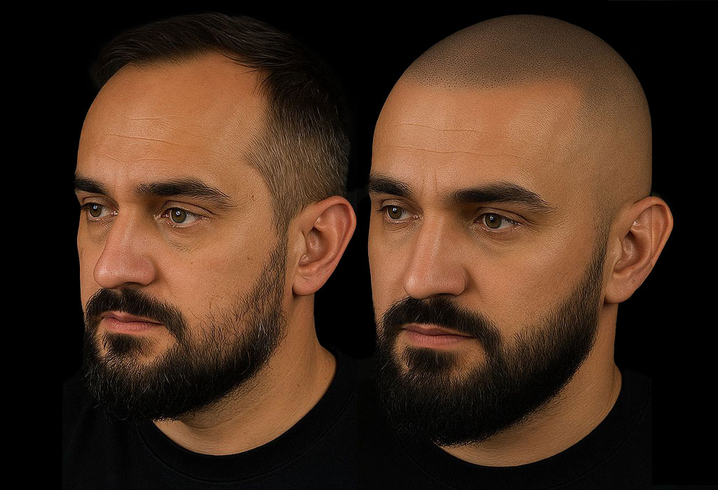 BALD Micro Hair Pigmentierung Ergebnis
