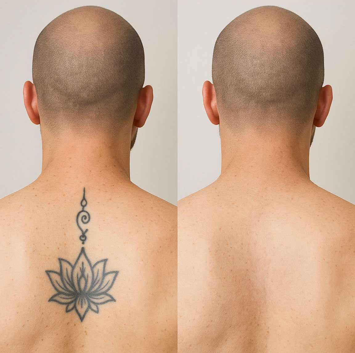BALD Tattoo-Entfernung Ergebnis