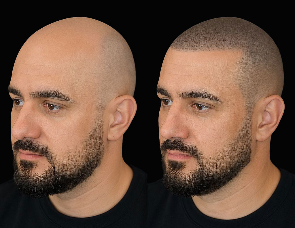 BALD Micro Haar Pigmentatie Resultaat