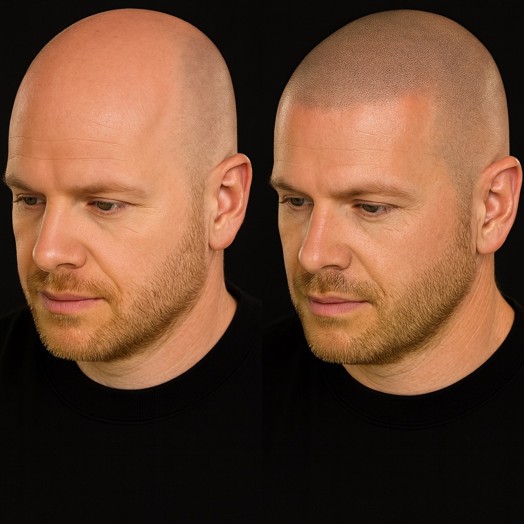 BALD Micro Hair Pigmentierung Ergebnis