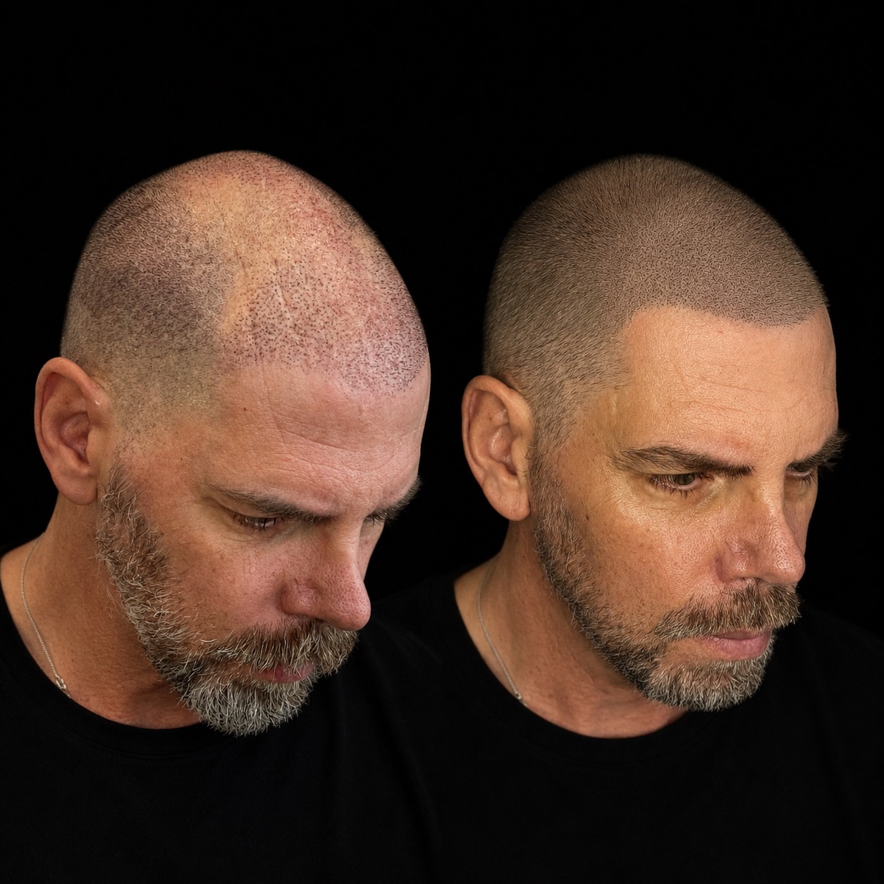 BALD Micro Hair Pigmentierung Ergebnis