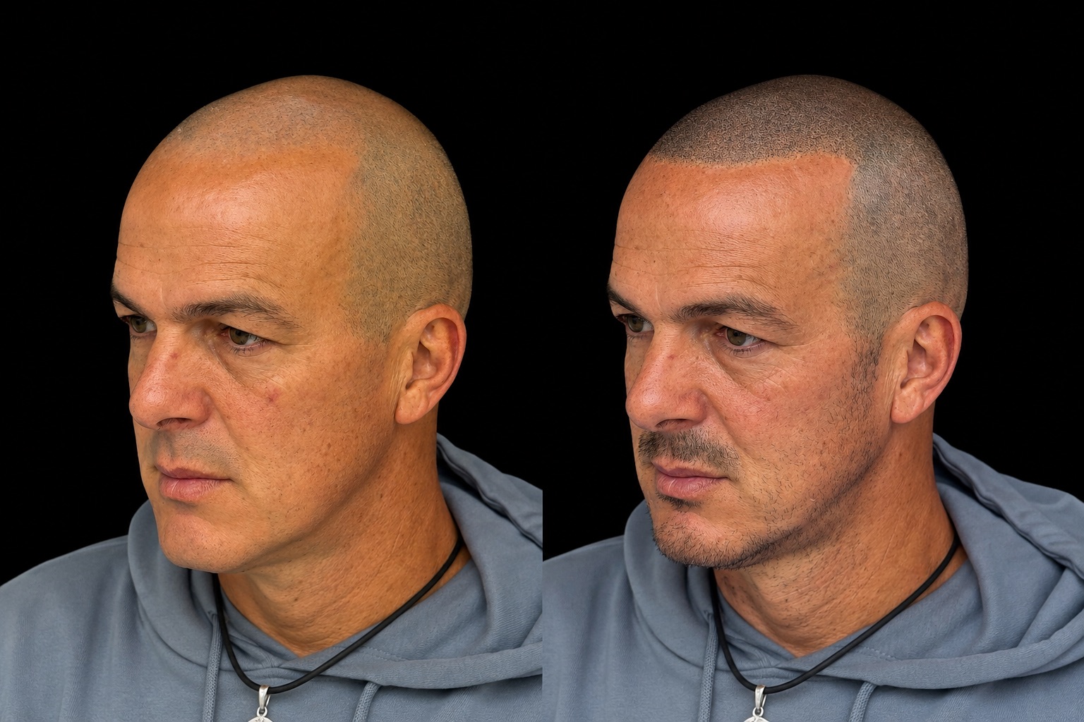 BALD Micro Hair Pigmentierung Ergebnis