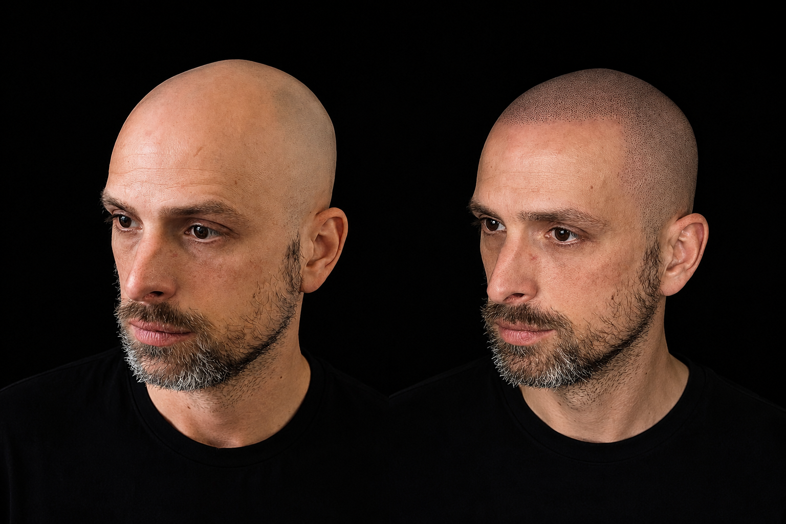 BALD Micro Hair Pigmentierung Ergebnis
