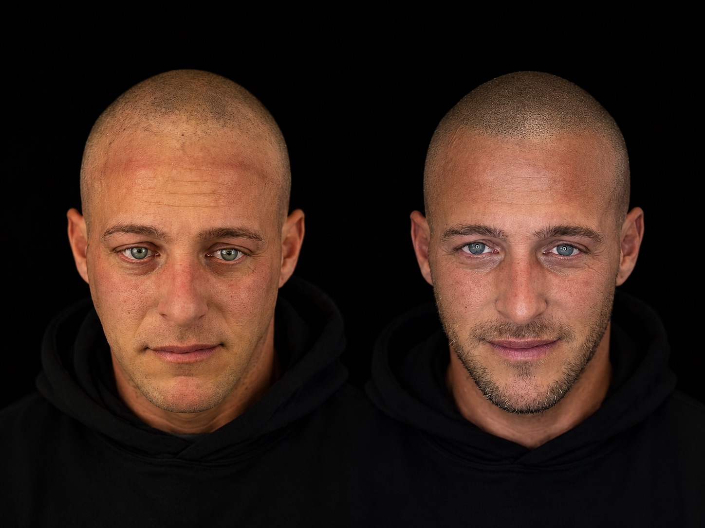 BALD Micro Hair Pigmentierung Ergebnis