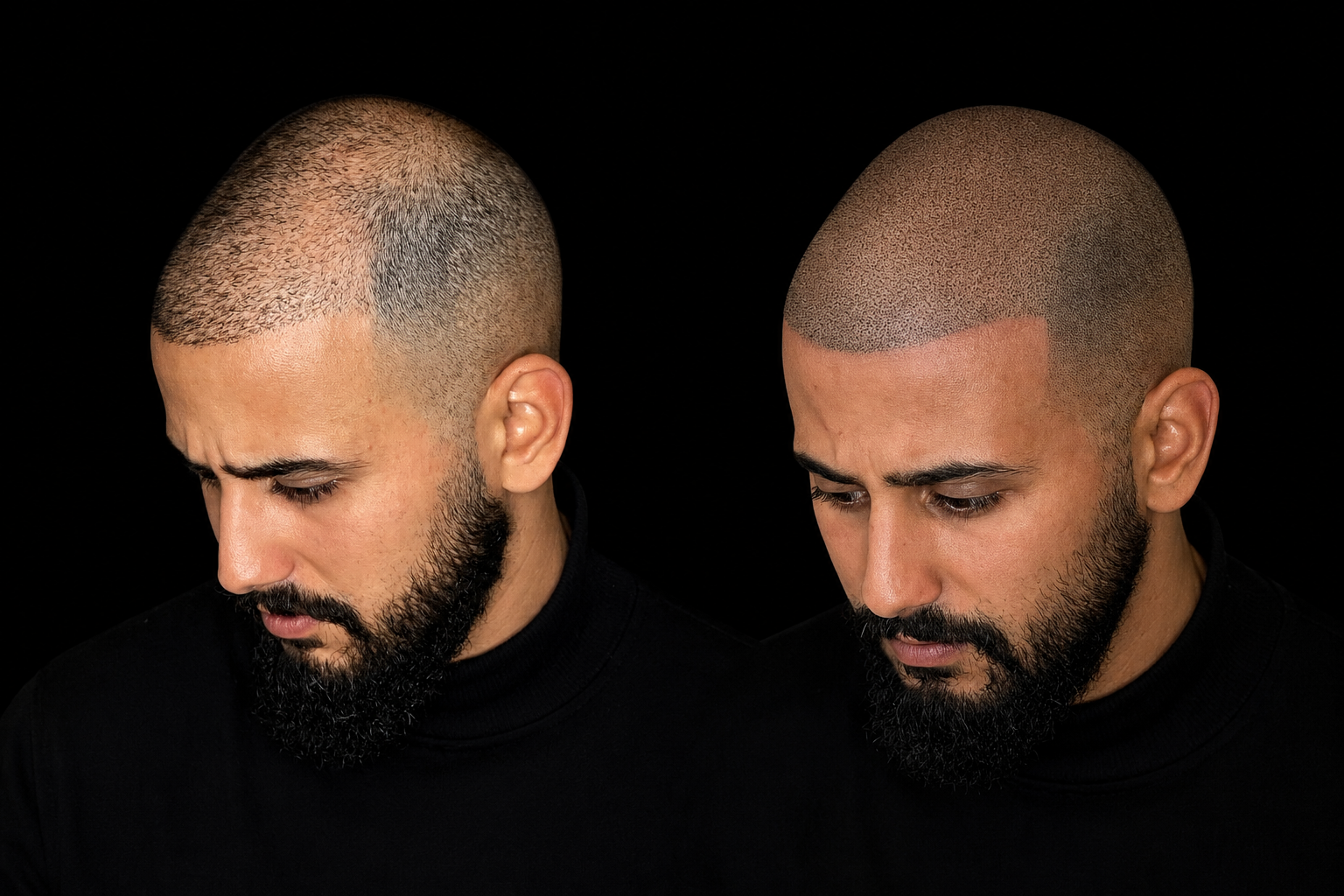 BALD Micro Hair Pigmentierung Ergebnis