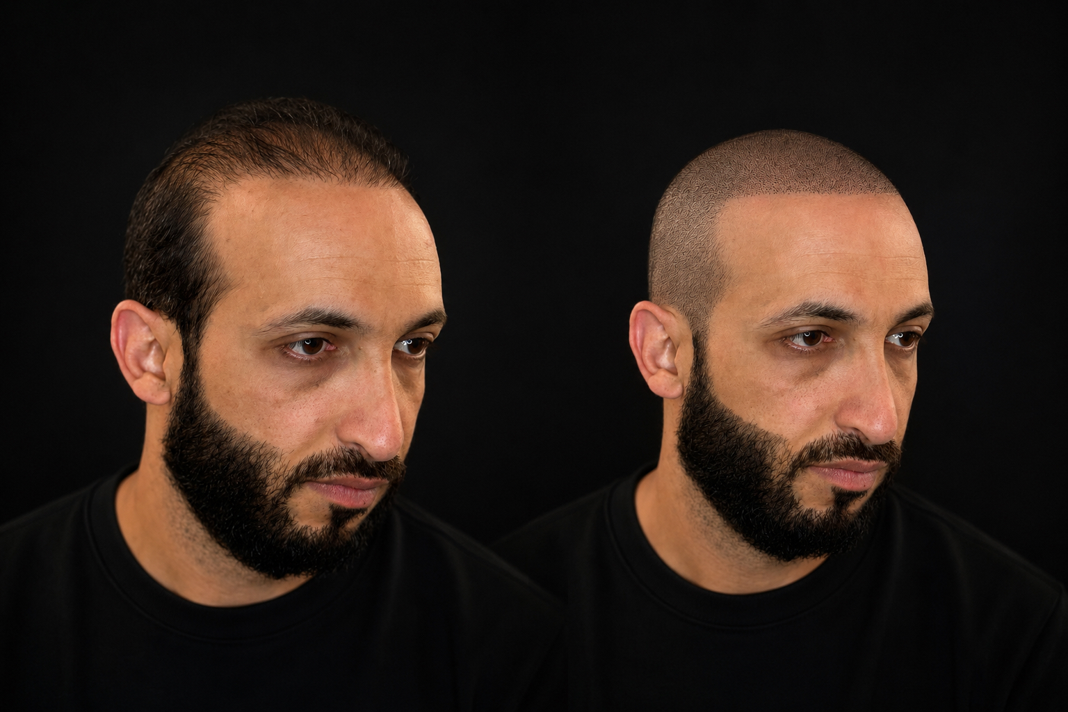 BALD Micro Hair Pigmentierung Ergebnis
