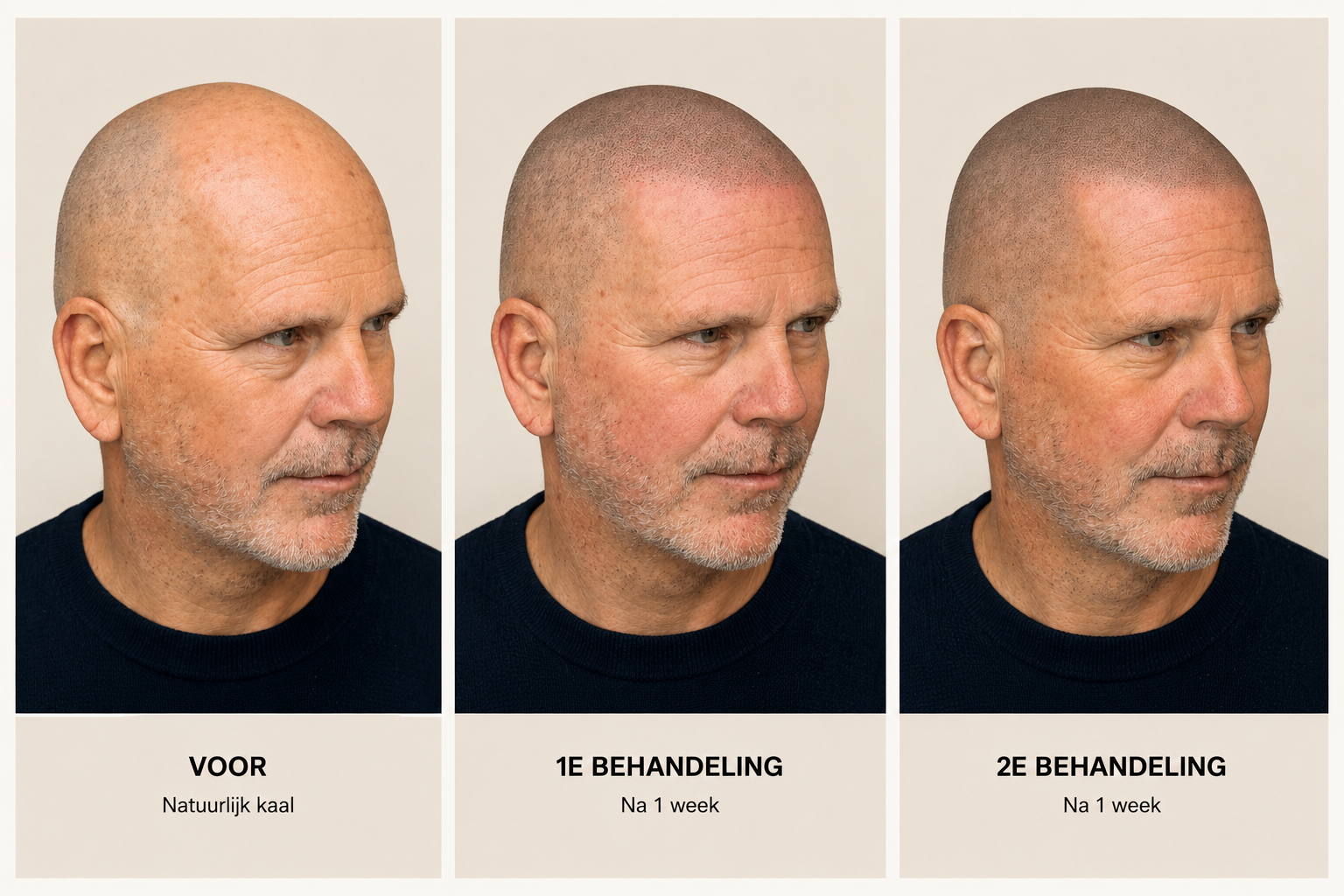BALD Micro Haar Pigmentatie Resultaat